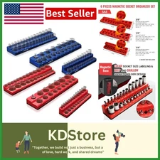 Magnetic Socket Organizer Set - Neat, Secure, Easy Access for 143 Sockets