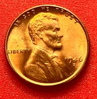 1946-D Lincoln Wheat Cent Penny GEM RED BU From an Original Bank Roll
