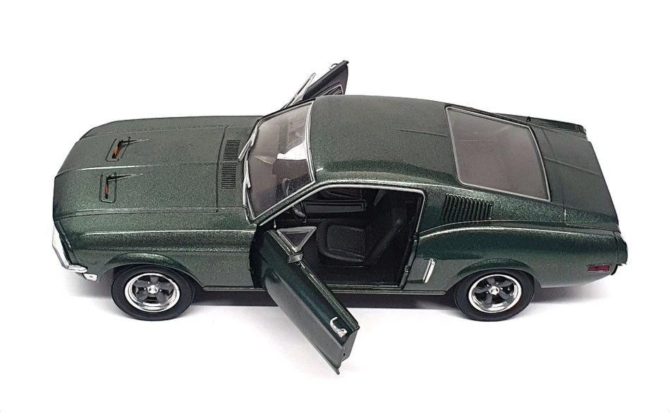 Ford Mustang GT 1968 Greenlight escala 1/24 84041 - Steve McQueen Bullitt Foto 4 de 4