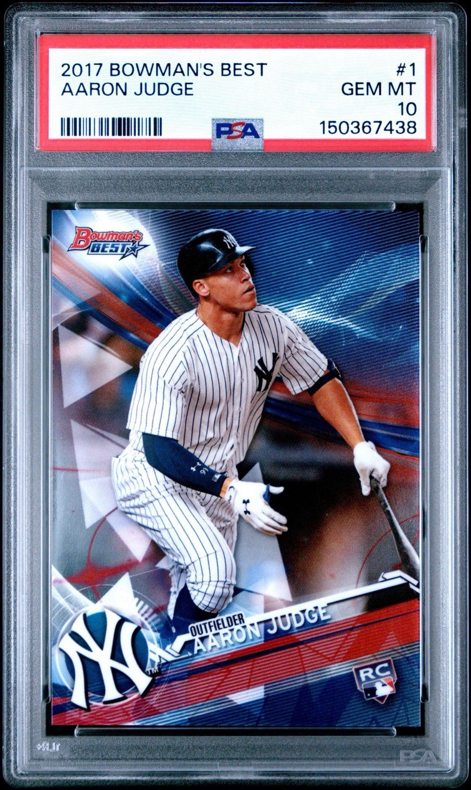2017 Bowman's Best Aaron Judge Rookie #1 PSA 10