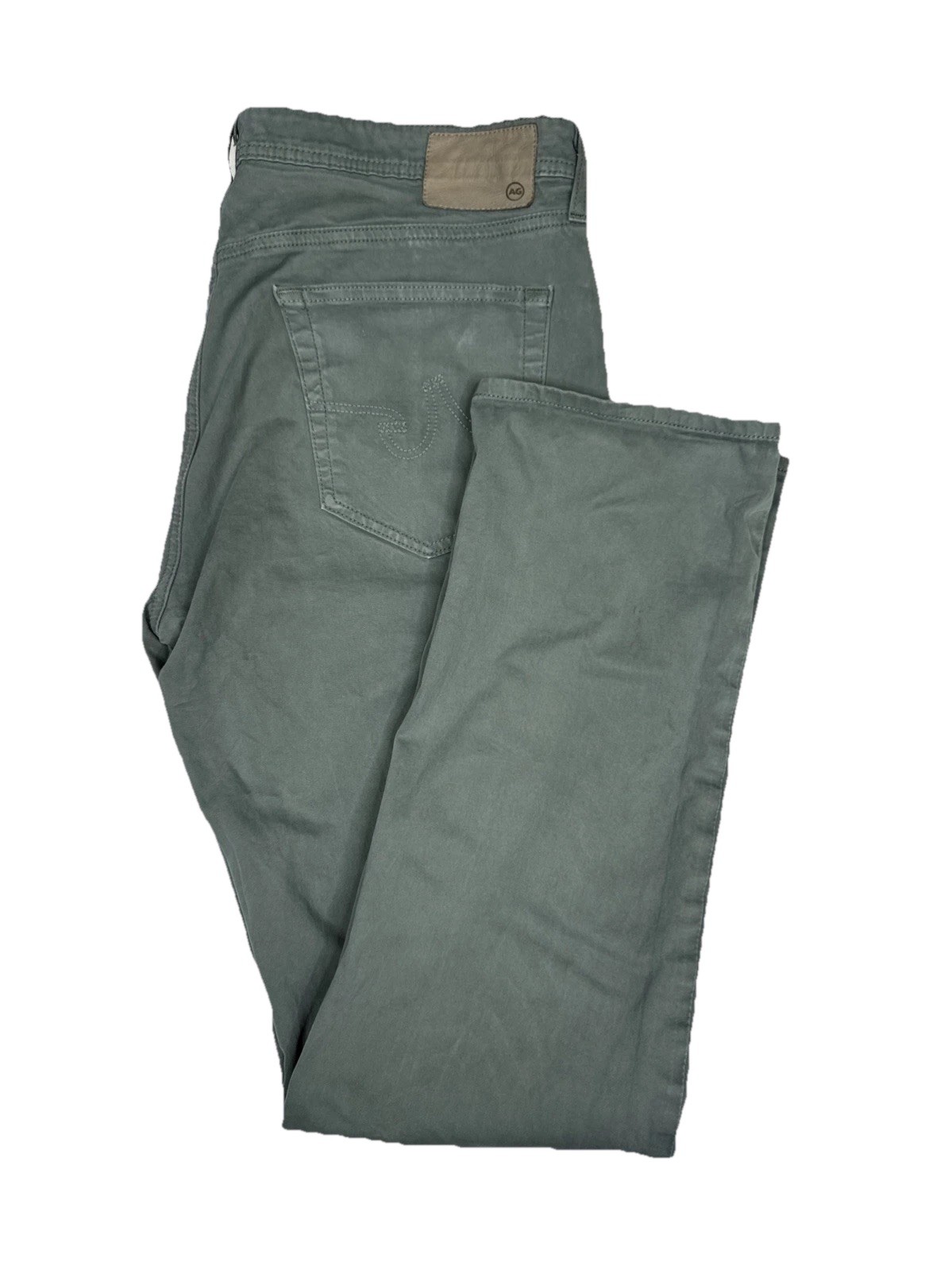 AG Adriano Goldschmied Graduate Tailored Leg Jeans 36x32 Sage