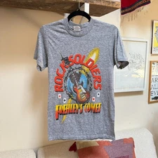 NEW! 80s ACE FREHLEY Frehley's Comet 1987 Rock Soldiers tour REPRINT t-shirt All