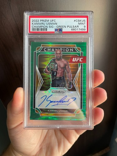 Kamaru Usman [Green] #CS-KUS card