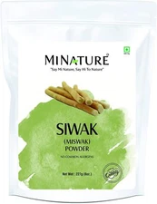 100% Only Miswak (siwak) Powder by mi Nature 227 gms Natural Toothpaste
