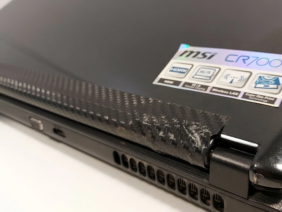 MSI CR700 Laptop / DIFETTOSO, PEZZI DI RICAMBIO VEDI DESCRIZIONE / #30 - Immagine 4 di 4