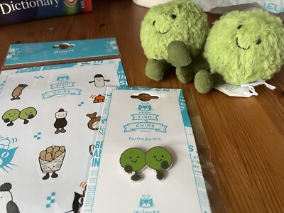 *WELT EXKLUSIV* Jellycat Selfridges London Mushy Peas Set