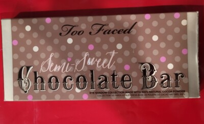 NEW Too Faced Chocolate Bar Semi-Sweet Eye Shadow Collection Palette RARE