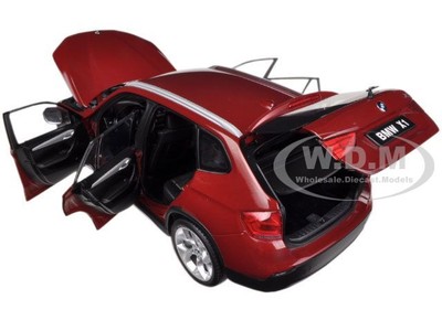 BMW X1 xDRIVE 28i (E84) VERMILLION RED 1/18 DIECAST MODEL CAR BY 