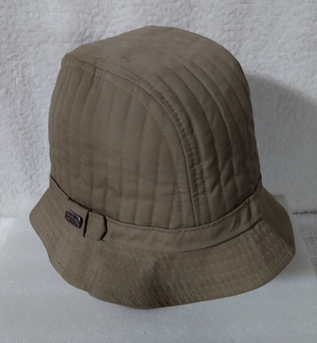 Vintage Totes Rain Rolls Right Off Tan Fedora Rain Hat Made in USA