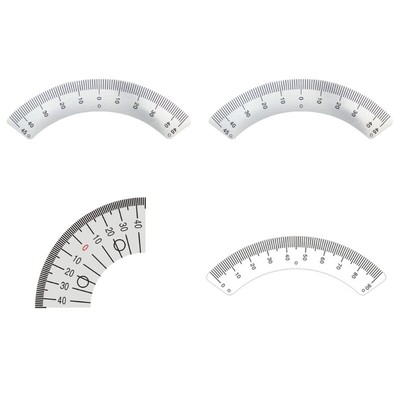 Small Protractor Milling Machine Part Angles Plate Scale 45° Angles ArcGauge