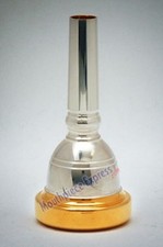 Genuine Yamaha Trombone Mouthpiece, 51C4-GPR Large Shank Gold Rim NEW 