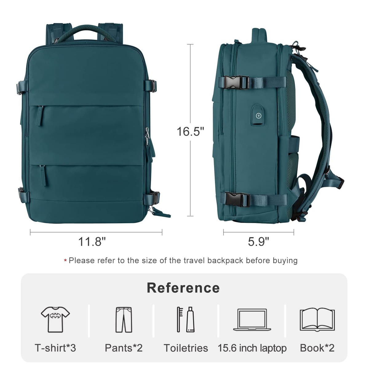 Travel Backpack For Women Men Airline Approved Carry On Backpack Flight Appro... | eBay Travel Backpack For Women Men Airline Approved Carry On Backpack Flight Appro... | eBay