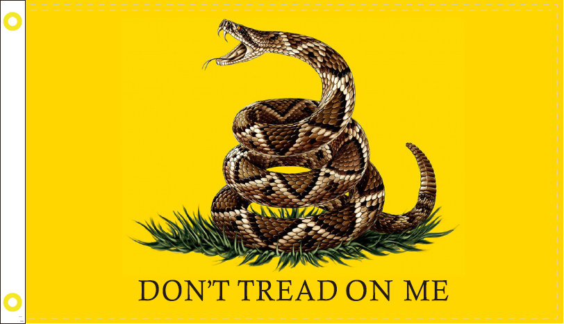 ZXvZYT 2-Pack 'Don't Tread On Me' Gadsden Flag Table Flags - Small USA Snake Desk Flags With Base - View #13
