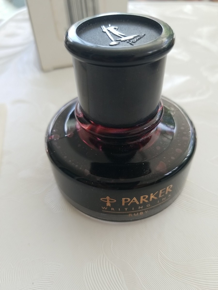 PARKER PENMAN INK RARE RUBY RED 50 ML BOTTLE BOX UK NEW VINTAGE