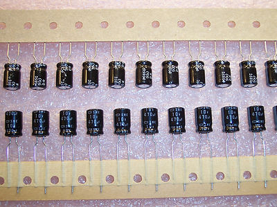 QTY (1000) 470uf 10V 85' ALUMINUM ELECTROLYTIC CAPACITORS SME10VB470MF50 NCC