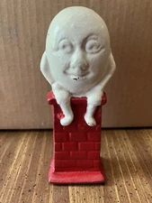 Vintage Cast Iron Humpty Dumpty Coin Bank