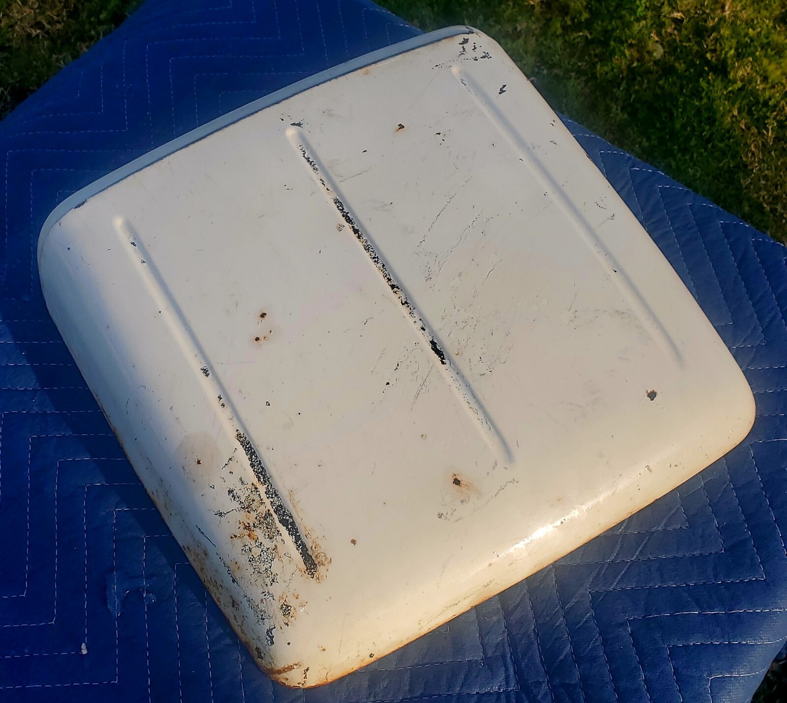 LOOK Vintage Ford Super Duty Pontiac Metal Hood Scoop Gasser Willys 55