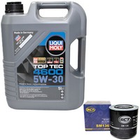 MotoröL Set 5W-30 5 Liter + ÖLfilter FüR Audi 100 A6 Vw Transporter Iv Bus 1.9