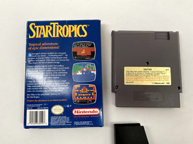 Star Tropics Nintendo NES StarTropics Cartridge Game Box