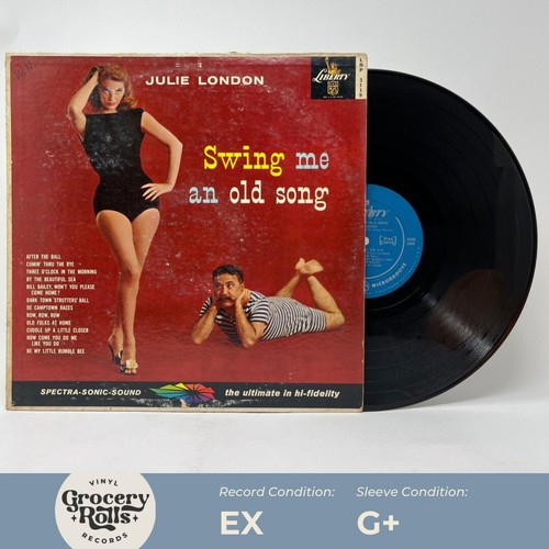 Julie London Swing Me an Old Song LP Liberty EX/G+ Top Copy LRP 3119 Mono 1959 - 第 1/5 張圖片