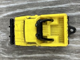 Micro Machines Datsun Truck Yellow Galoob 1986