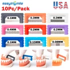 10pcs Orthodontic IPR Strips Dental Interproximal Reduction polishing Strip Kits