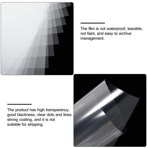 20 Pcs Transparent Tape Clear Transparency Film for Pristine Look - Picture 8 of 12