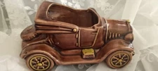 BEAUTIFUL ANTIQUE CAR ROADSTER PLANTER Likely MCCOY Or HALL POTTERY USA