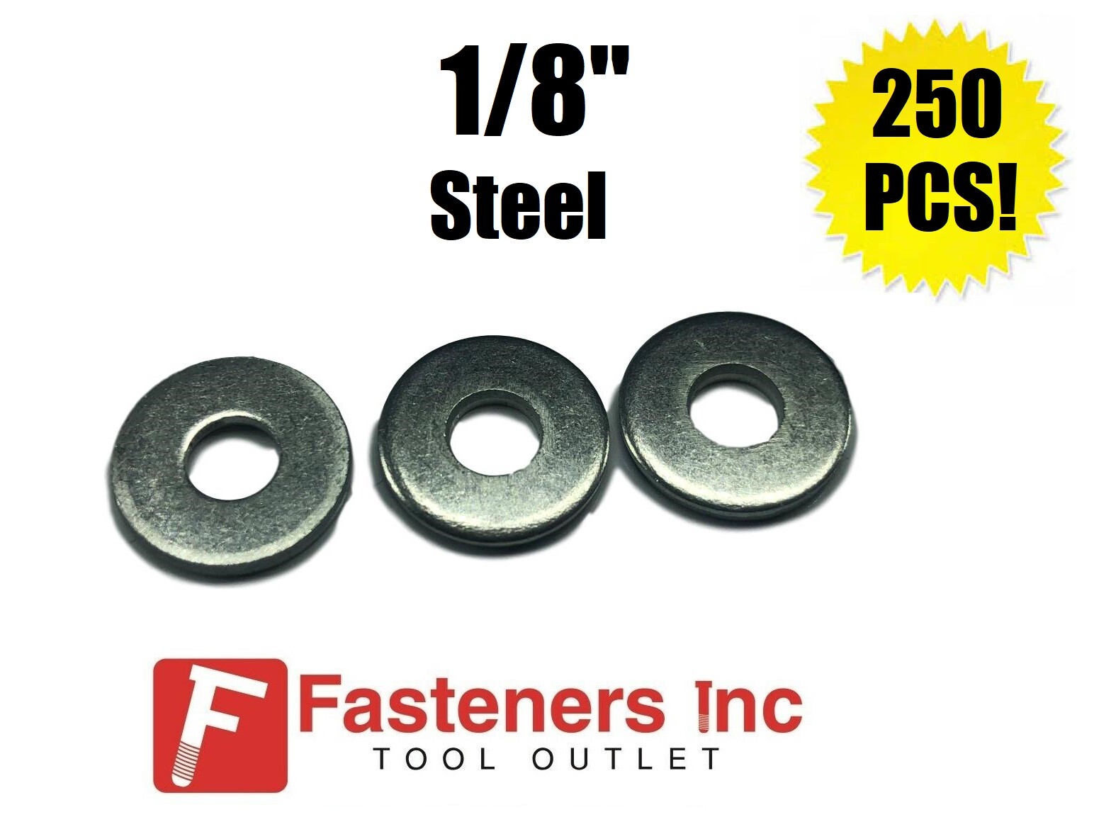 (QTY 250) 1/8" Zinc Plated Steel Blind POP Rivet Washers BackUp Washer eBay