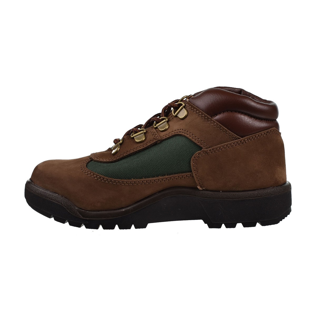 Timberland 'Beef & Broccoli' Little Kid's Field Boots Brown-Olive