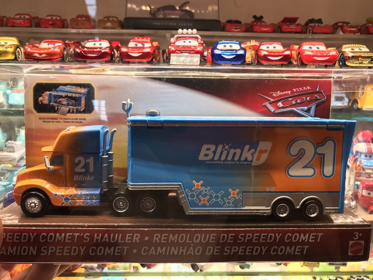 Disney Pixar Cars SPEEDY COMET'S HAULER Blinkr #21 Diecast Mattel