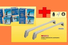 5600+6 BARRE PORTATUTTO/PORTAPACCHI ALLUMINIO GEV CON SERRATURE ANTIFURTO