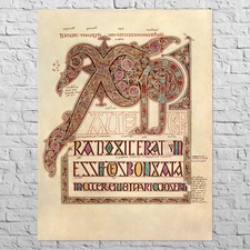 Poster Chrism | 24x32" Big size | Chi Rho, Old Chrismon from The Gospel