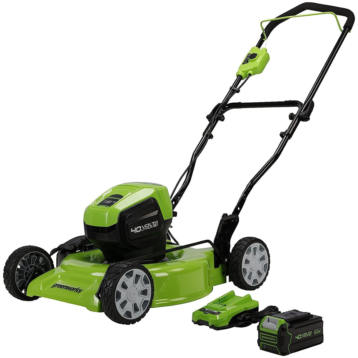Greenworks 40V Battery Push Mower 4.0Ah 19