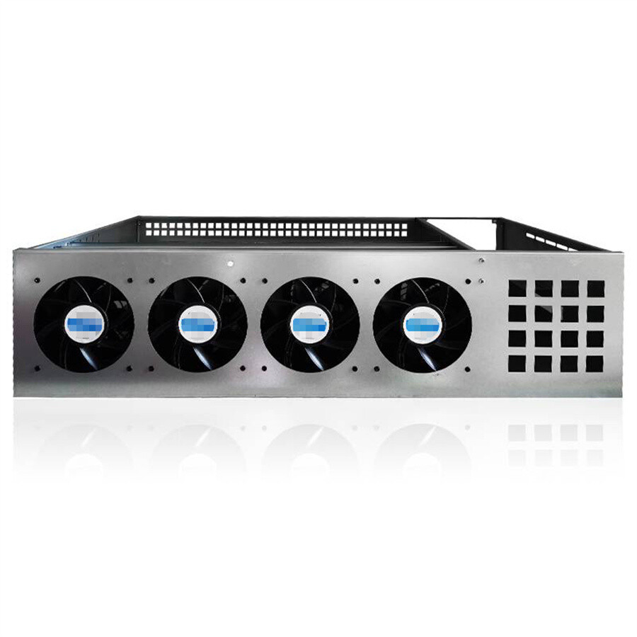 For Mining Rig Frame 8 GPU Miner Case w/4 Fans & 4GB DDR3 Mining  Motherboard US | eBay
