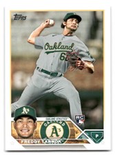 Freddy Tarnok 2023 Topps Baseball #608 Oakland Athletics Rookie RC
