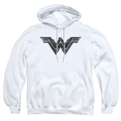 Batman v Superman ''Wonder Woman-Distressed Logo'' Hoodie, Sweatshirt, Long Sleeve