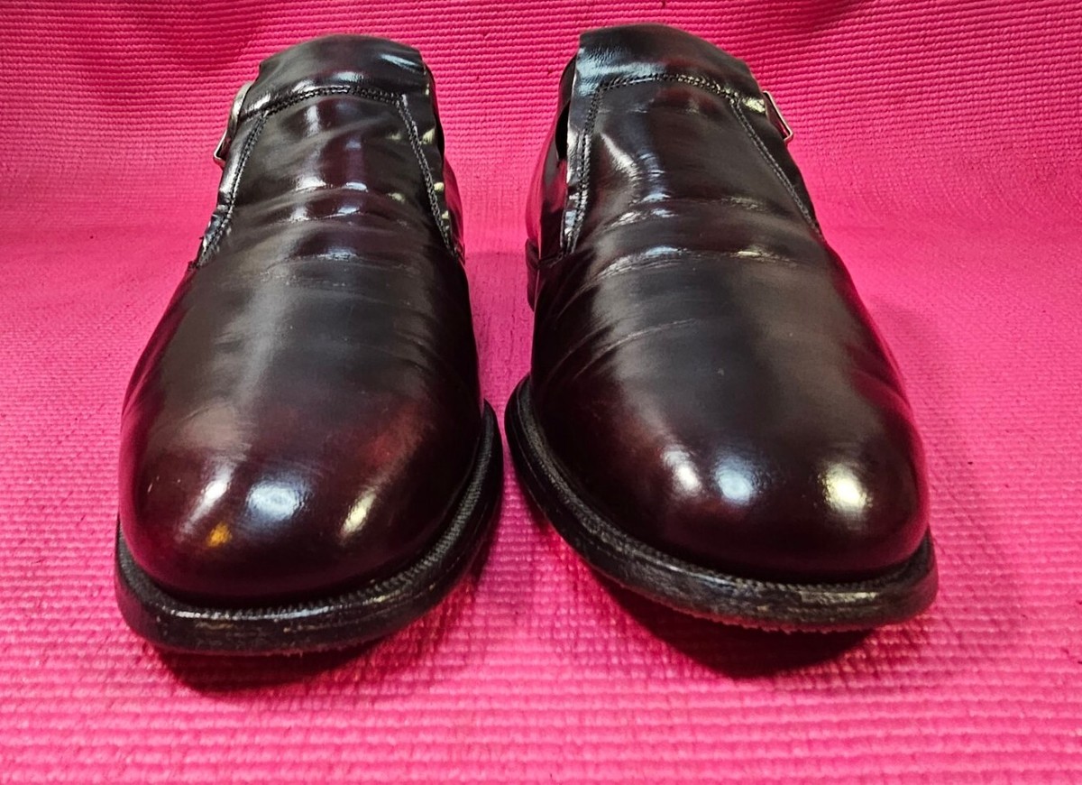 Johnston & Murphys Men\'s Oxblood, Aristocraft size 9.5 Mens Leather Dress Shoes Vtg Johnston & Murphy Aristocraft USA Made Mens 8 D/B  main image 3