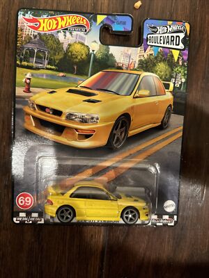 SUBARU　IMPREZA　ポット 2023 HOT WHEELS BOULEVARD 1998 SUBARU IMPREZA 22B STI VERSION 69