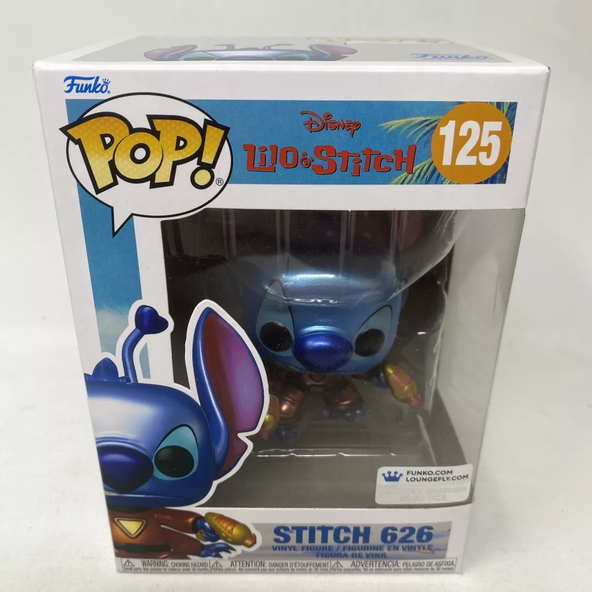 Lilo and Stitch - Stitch 626 Metallic - POP! Disney action figure 125