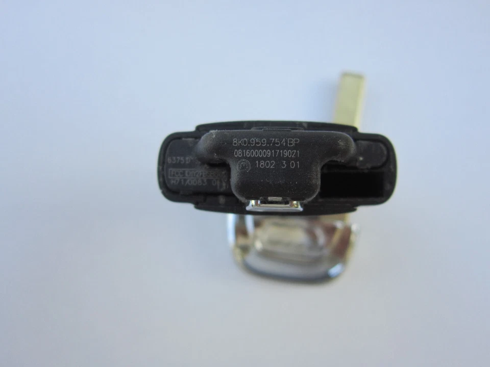 OEM AUDI SQ5 LLAVERO INTELIGENTE ALARMA REMOTA SIN LLAVE 8K0.959.754 BP 315Mhz DESBLOQUEADO Foto 2 de 4