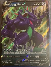 carte pokemon Angoliath V 114/189 ténèbres embrasées neuf fr ULTRA RARE