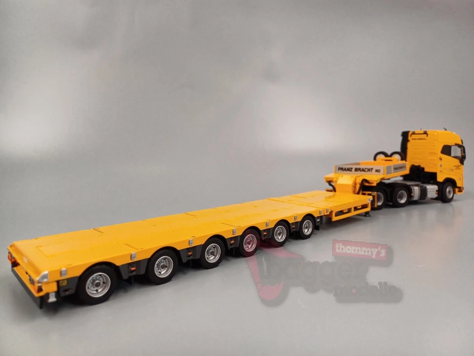 WSI - Volvo FH5 GL 6x4 SL Tieflader 6achs "Franz Bracht"   Neu + OVP 1:50 - Bild 3 von 4