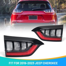 Pair Led Inner Tail Lights For Jeep Cherokee Limited 2019-2023 Brake Lamps Lh Rh Pair Led Inner Tail Lights For Jeep Cherokee Limited 2019-2023 Brake Lamps Lh Rh