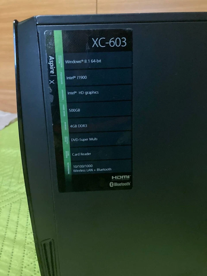 Acer Aspire XC-603 Computer Desktop PC economico 8GB RAM  240GB SSD  Windows 10 - Imagen 4 de 4