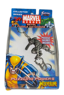 NEW*Collector Series Marvel Heroes*METAL PUZZLE KEYCHAIN*WOLVERINE