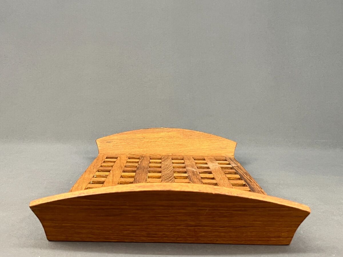 1960's Dansk Teak Wood Lattice Tray Quistgaard JHQ Grid 1960's Dansk Teak Wood Lattice Tray Quistgaard JHQ Grid