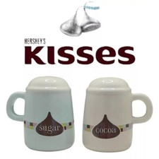 HERSHEY'S KISSES Cocoa & Sugar Shaker Set by Godinger NWT Collectible