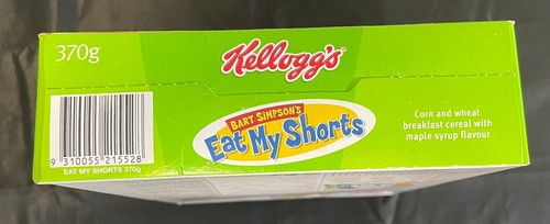 The Simpsons - Bart Simpson's Eat My Shorts Cereal - Box Sealed Unopened - 2003 - Picture 6 of 6