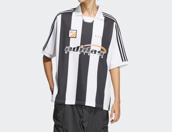 Adidas Trefoil Logo Play Football Graphic Short Sleeve Polo